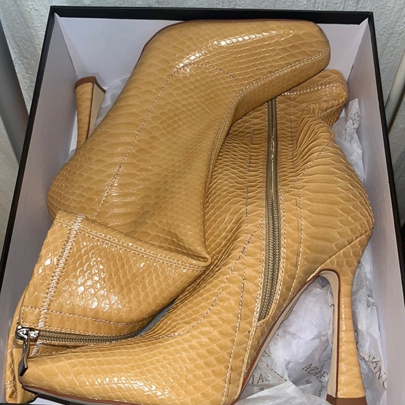 NWT Squared Snakeskin Bootie - Picture 2 of 4